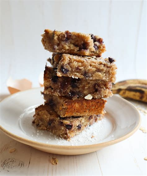 Banana Blueberry Oat Brekkie Slice — Hearty Little Kitchen