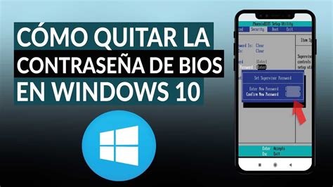 Cómo quitar la contraseña de la BIOS en WINDOWS 10 Fácil y rápido