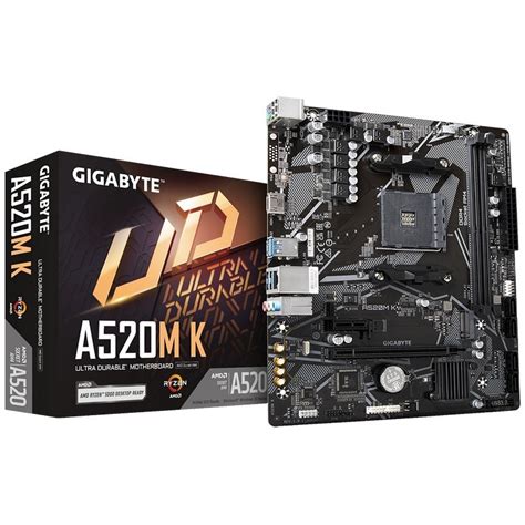 carte mère GIGABYTE A520M K V 2 s AM4