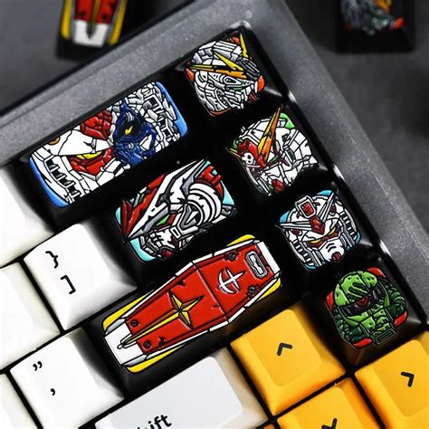 Alloy Gundam Keycaps - Keycapor