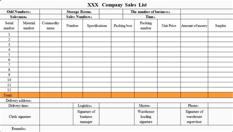 EXCEL Of Sales Record Sheet Xls WPS Free Templates