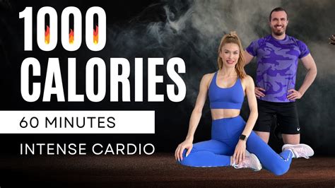 60 Min Intense Hiit Workout Burn 1000 Calories Full Body Cardio At