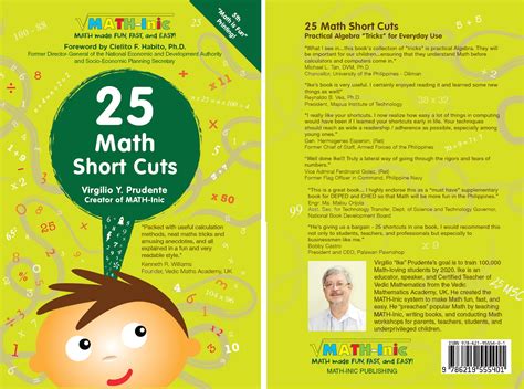 25 Math Short Cuts The Math Inic Bookstore