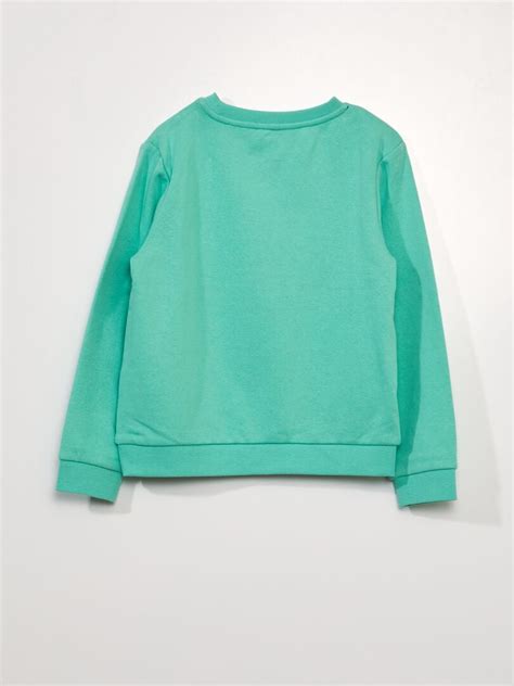 Sweatshirt Em Molet O Verde Kiabi