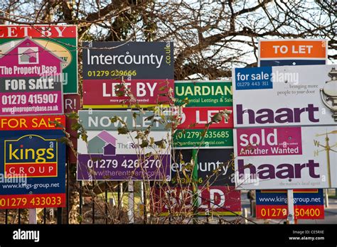 Property For Sale Board Boards Hi Res Stock Photography And Images Alamy