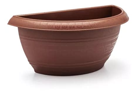 Vasos Meia Lua Parede Para Planta Terracota Litros