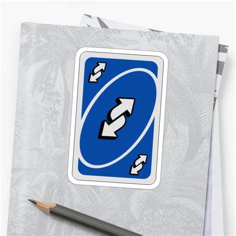 Uno reverse card Sticker by PEDVKN | Cards, Transparent stickers, Reverse