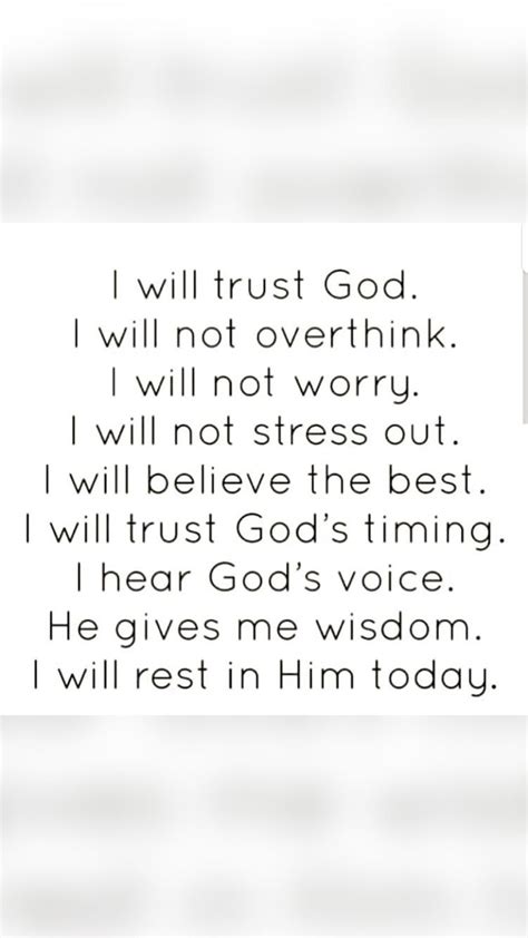 I Will Trust God In My Trials Artofit