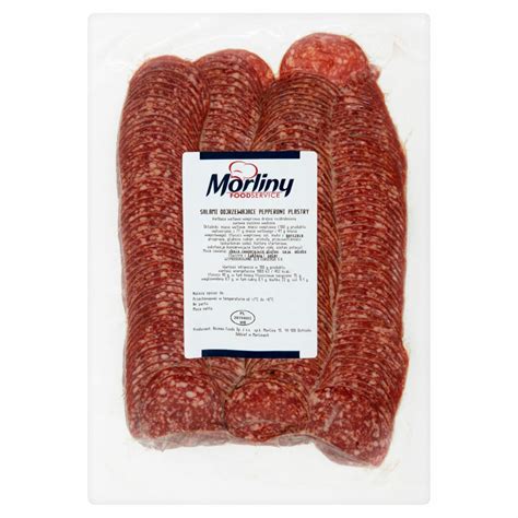 Morliny Food Service Salami dojrzewające pepperoni plastry 1 kg