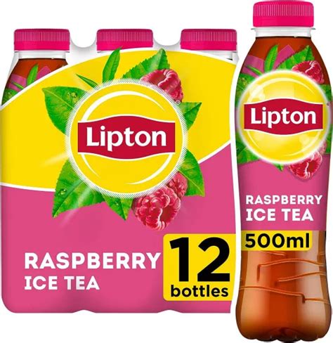 Lipton Raspberry Iced Tea 12 X 500ml Puregusto Uk