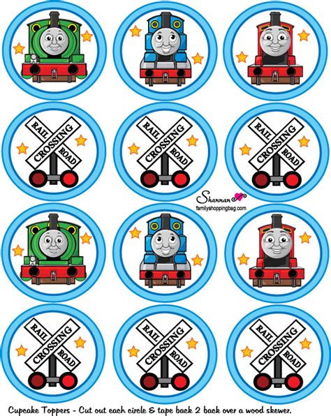 Cupcake Toppers Thomas Birthday Parties Thomas The Train Birthday