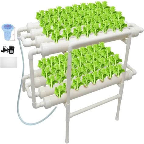 PVC Channel With Drain Holes Water Saving For Hydroponic Growing System