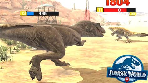 Jurassic World Alive Android Gameplay New Arena Unlocked Badlands Youtube