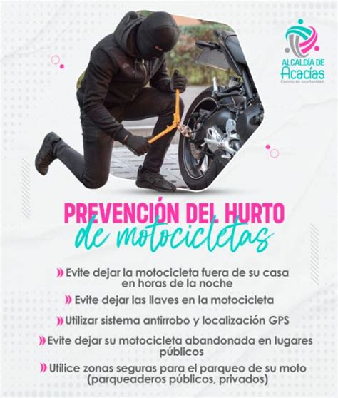 Recomendaciones Para Evitar El Hurto De Motos