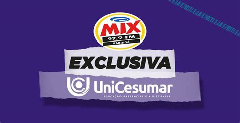 UM DIA EXCLUSIVO UNICESUMAR NA MIX Radio Mix FM Maringá