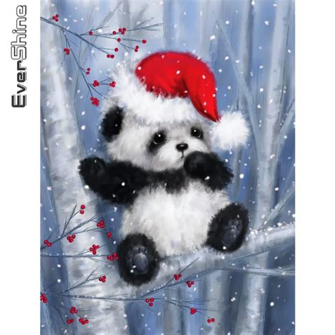 Evershine Peinture Diamant Th Me Panda Broderie Compl Te D Dessin