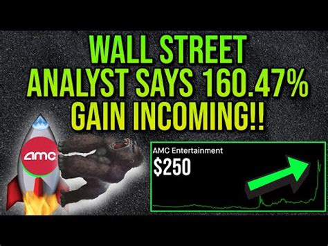 AMC STOCK WALL STREET ANALYST SAYS IT LL RISE 160 BY THIS DATE