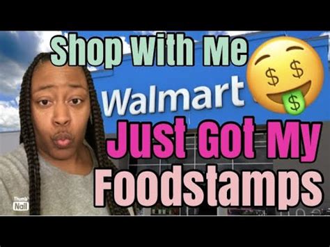 Shop With Teresa At Walmart I Just Got My Foodstamps Youtube