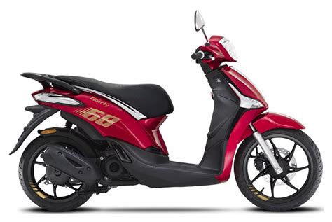 New 2024 Piaggio Liberty 50 S Scooters In Marietta GA Rosso Atlas