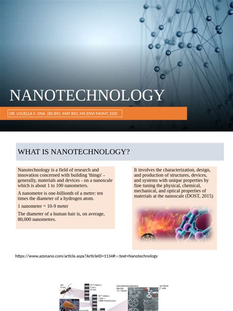 Nanotechnology Pdf Nanotechnology Nanoparticle
