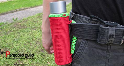 How To Make A Paracord Water Bottle Holder Paracord Guild