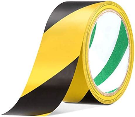 Brackit Self Adhesive Hazard Warning Tape 48mm X 30m Pack Of 3 Rolls