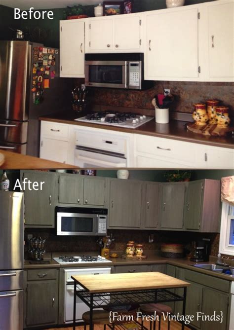 Annie Sloan Chalk Paint Kitchen Cabinets Before And After Cabinets