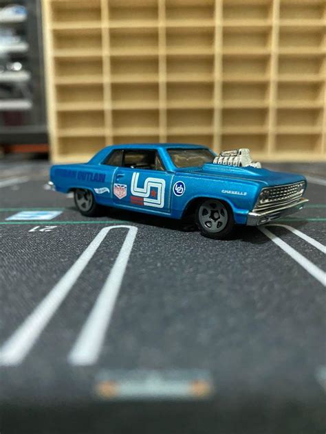 Hotwheels 64 Chevelle SS Urban Outlaw Loose Blue Hobbies Toys Toys