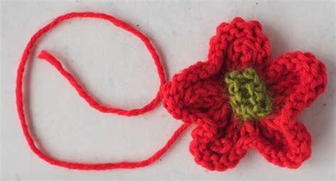 Knitted Flower Tutorial Knitted Flowers Knitting Basics Flower Tutorial