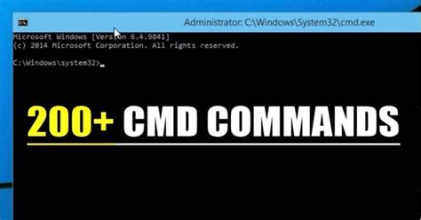 List Of All Cmd Commands For Windows Updated