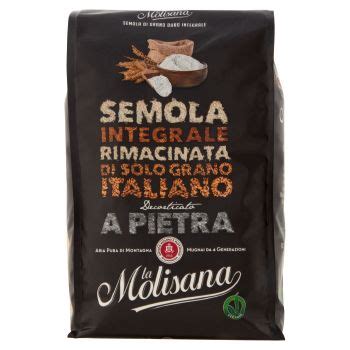 La Molisana Semola Integrale Rimacinata Di Grano Duro 1 Kg Foodwings