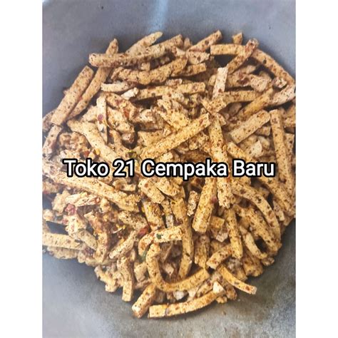 Jual Stik Basreng Panjang Rasa Pedas Daun Jeruk 250 Gram Baso Bakso