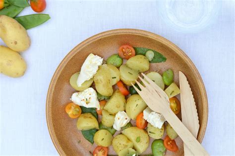 Salade D T Pomme De Terre D Licatesse Tomates Cerise Pois Gourmands