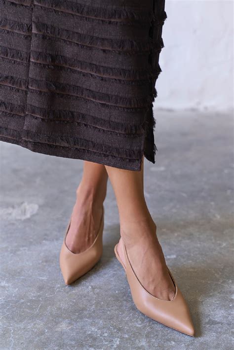 TURNER NUDE DERİ TOPUKLU AYAKKABI