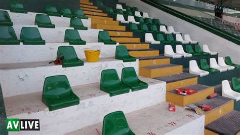 Stadio Partenio Lombardi Al Via L Installazione Dei Sediolini Youtube