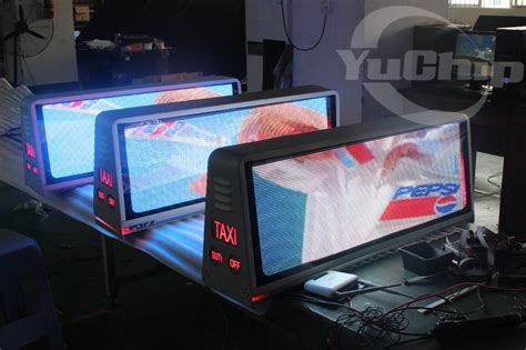 Taxi Top Led Display Taxi Roof Led Display Yuchip