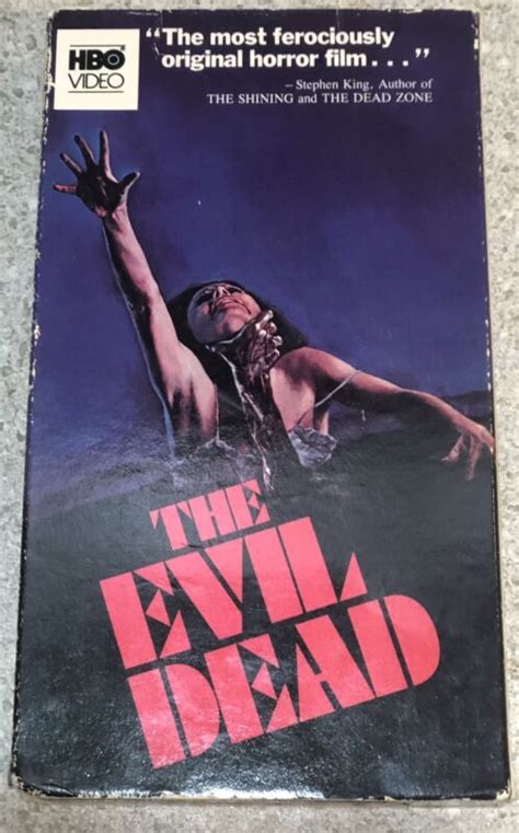 I Want My VHS On Twitter RARE VHS Horror The Evil Dead Original 1981