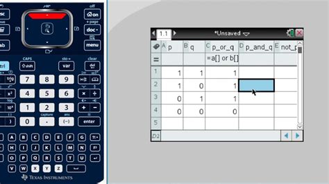 Ti Nspire Truth Tables Youtube