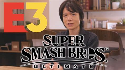 Sakurai Confirms The Next DLC Fighter To Be Reveal At E3 2019 Nintendo