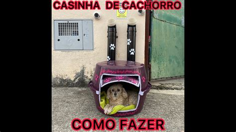 COMO FAZER CASINHA DE BACIA PARA CACHORRO YouTube