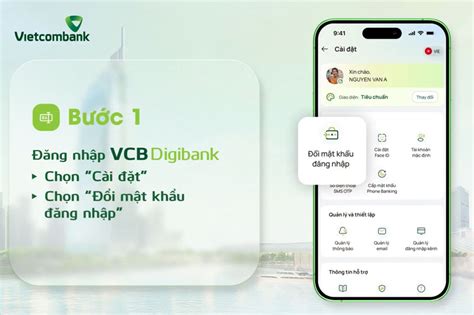 Hướng Dẫn Cách Đổi Mật Khẩu Vietcombank Online Trên Mobile