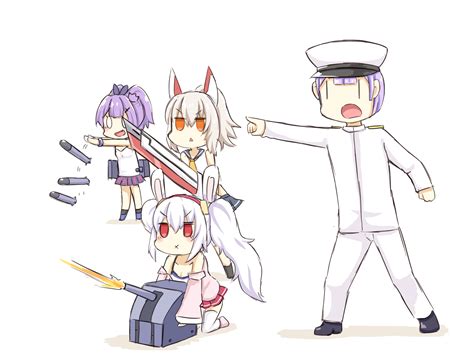 Commander Ayanami Laffey And Javelin Azur Lane Drawn By