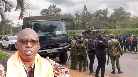 Heavy Police Presence At Jimmy Wanjigis Muthaiga Residence After