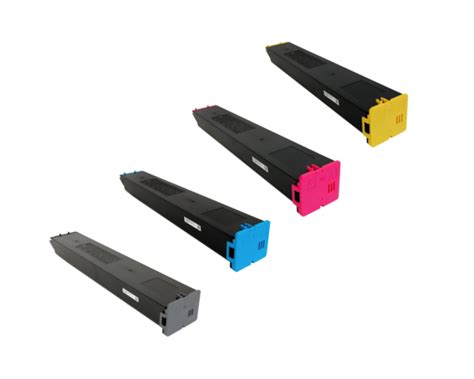 Sharp Mx N Toner Cartridges Set Black Cyan Magenta Yellow