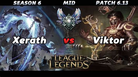 League Of Legends Xerath Vs Viktor Season Mid Lol Ranked Gameplay