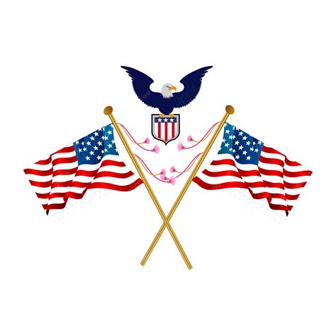 Crossed Flags Vector Png Vector Psd And Clipart With Transparent