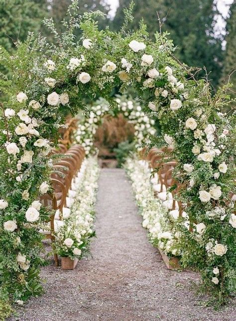 Minimalist Outdoor Wedding Aisle Decor Ideas Hmp Early Spring