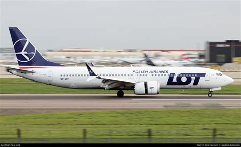 Aircraft Photo Of Sp Lvf Boeing Max Lot Polish Airlines