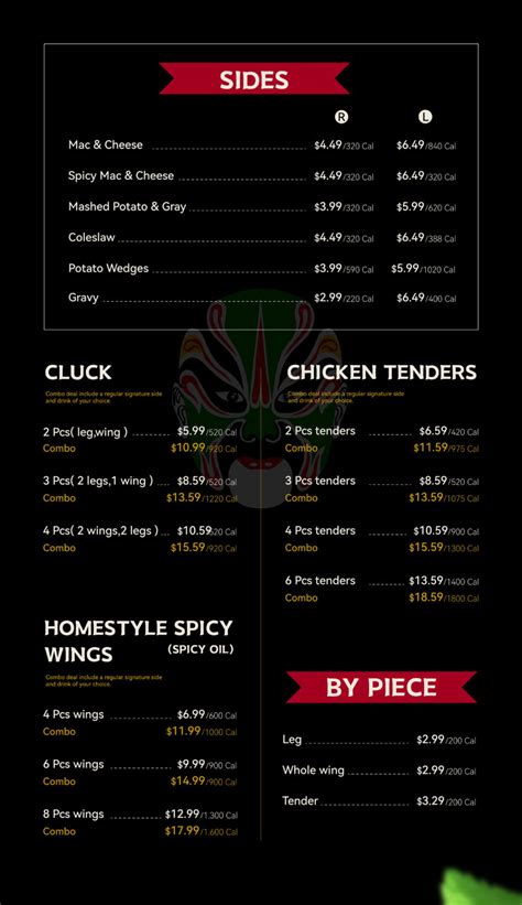 Menu Cluck N Sip Best Fried Chicken In Town