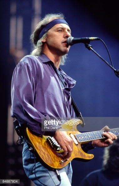 Mark Knopfler From Dire Straits Performs Live On Stage During The